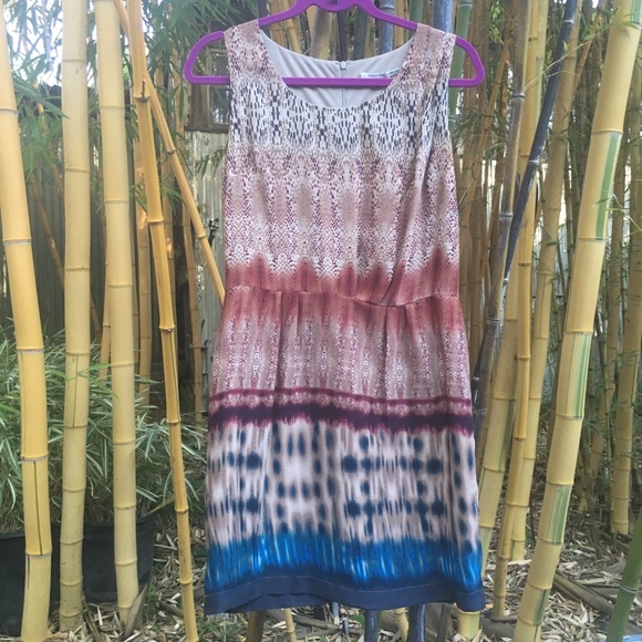 Collective Concepts Snakeskin Pattern Ombre Dress - Picture 1 of 8